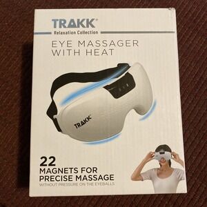 NEW In Box: Trakk Eye Massager with Heat -‎ Relaxation & Stress Relief